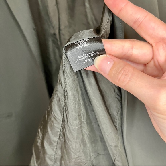 Vintage Olive Green Blazer - Picture 3 of 4